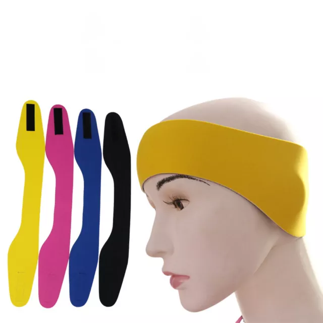 Unisex Adult Kids Swimming Bathing Ear Band Hair Headband Protector Waterproof