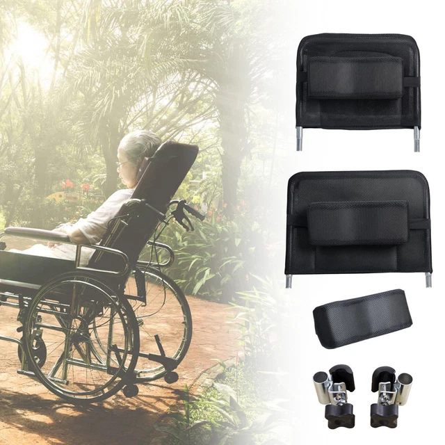Système de support d'appui-tête respirant pour fauteuil roulant pour largeur