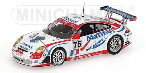1:43 MINICHAMPS PORSCHE 911 Gt3-Rsr Imsa Matmut Le Mans 2007 400076776 ...
