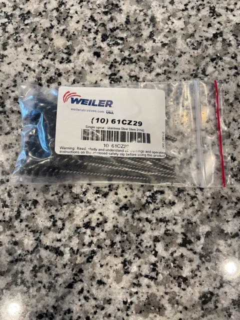 NEW, Weiler (10) 61CZ29 Wheel brush  ( ONE PACKAGE OF 10 PIECES ) FREE SHIPPING