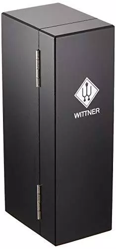 Wittner Metronom 880260 carcasa de madera sin campana reloj mini negro MUY BUENO 3