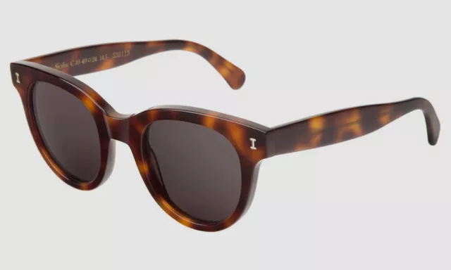 $240 Illesteva Women's Brown Havana Leonard Sunglasses 48/22/145