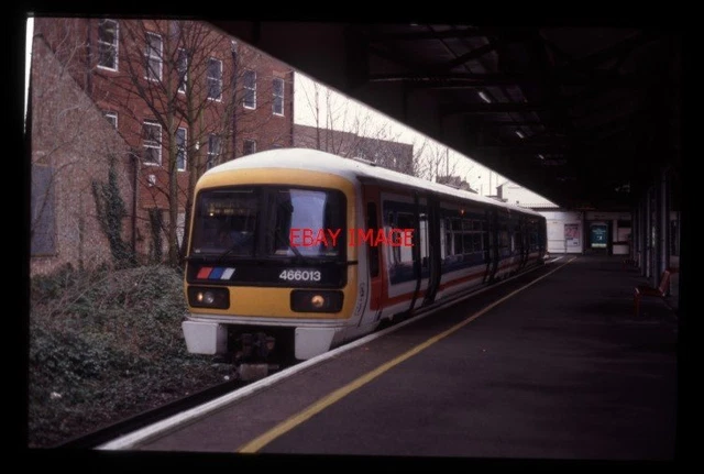 ORIGINAL 35MM SLIDE CLASS 466 UNIT 466013 AT BROMLEY NORTH STATION 1998 ...