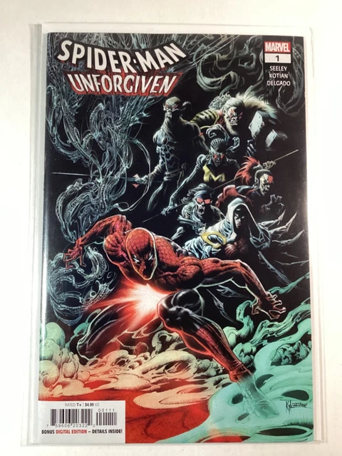 SPIDER-MAN UNFORGIVEN (2023 MARVEL) #1A VF 8.0🥇1st PREMIER ISSUE🥇CVR KYLE HOTZ