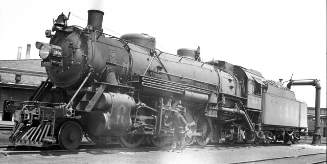 2J727 NEG/RP 1930s CHICAGO & EASTERN ILLINOIS RAILROAD 282 LOCO #1936