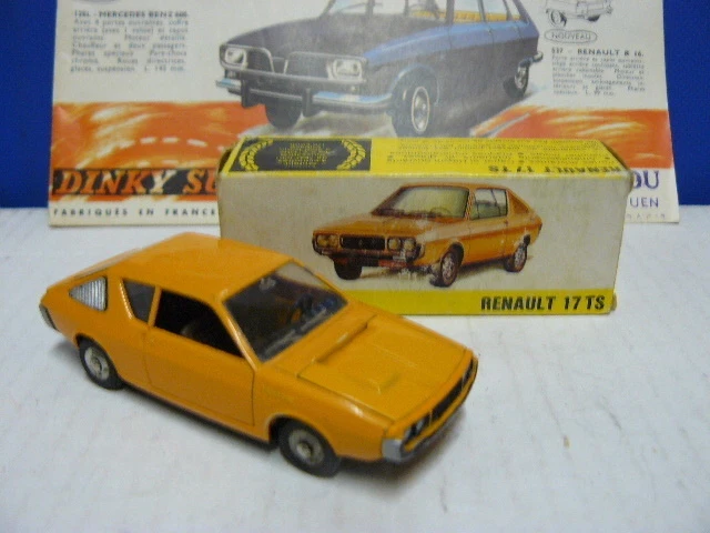 SUPERBE Renault 14 DINKY TOYS n° 1540, made in Spain, en boîte d