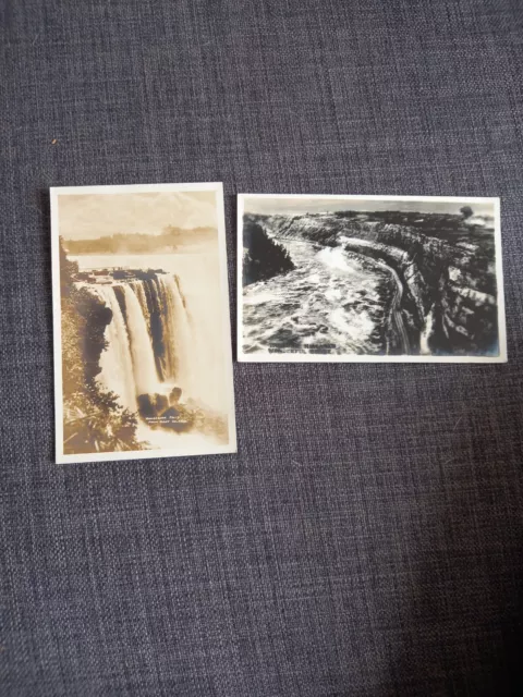 Lot De 2 Cartes Postales Anciennes Chutes du Niagara