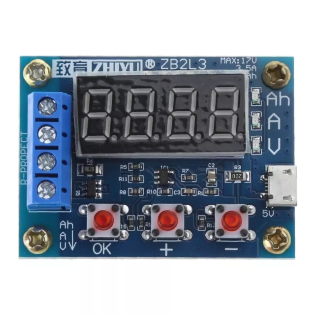 ZB2L3 Tester 1.2V 12V Accuracy Measurement Lightweight Easy-to-use