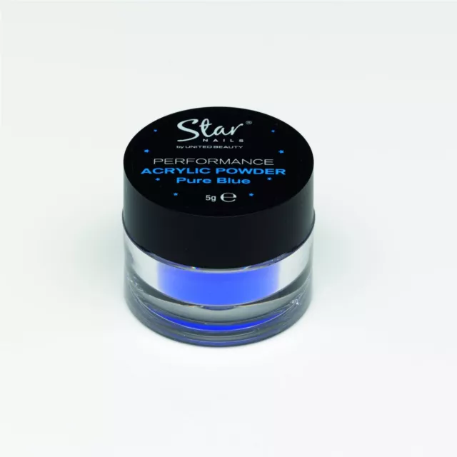 Star Nails Performance Acrylique Bleu Poudre 5g Ongle Système Kit