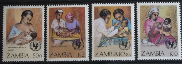 Sambia 448-451 postfrisch #FQ187