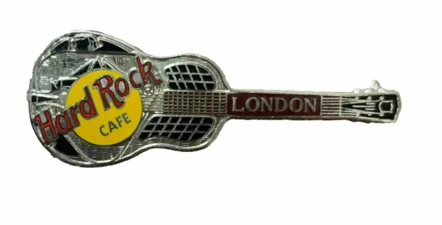 Hard Rock Cafe Guitar Pin London