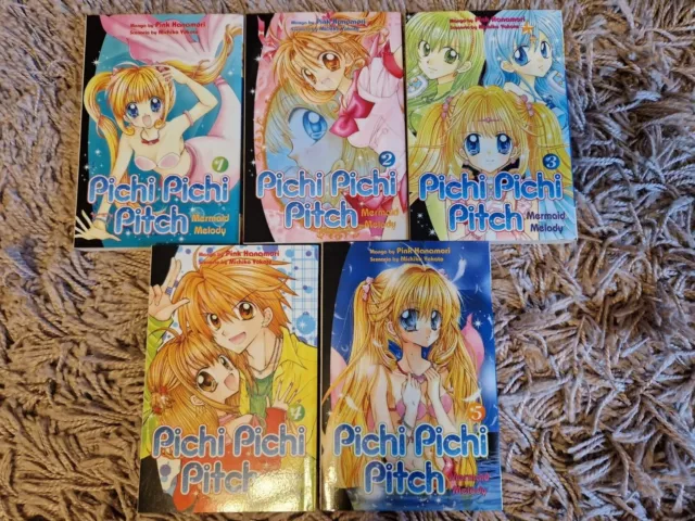 PICHI PICHI PITCH Manga - Mermaid Melody Vol.1-5 Manga 2007. RARE EUR  152,85 - PicClick IT