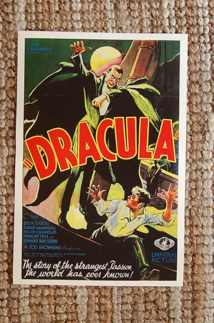 Dracula Lobby Card Movie Poster Bela Lugosi #2