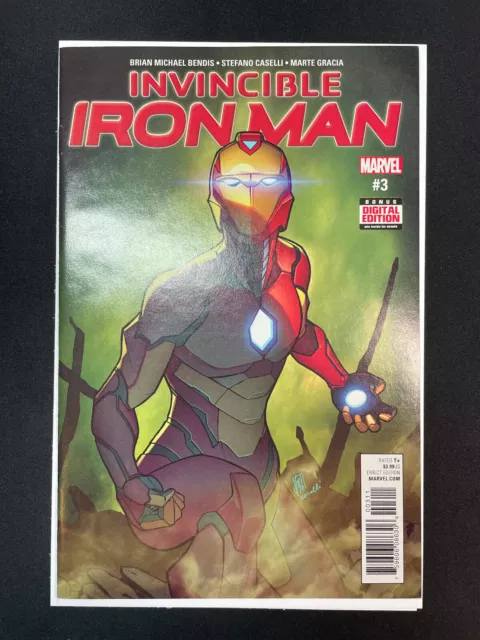 2017 Invincible Iron Man #3 - Riri Williams Becomes Ironheart - VF NM