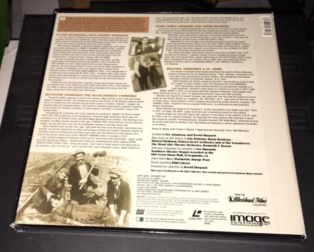 Slapstick Encyclopedia #1 ID4350DS Rare Laserdisc Box Set Mack Sennett Rare 2