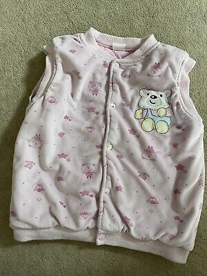 Baby Girls Sleeping Jacket Body Warmer Vest Gilet Vest  Approx Age 2 Years