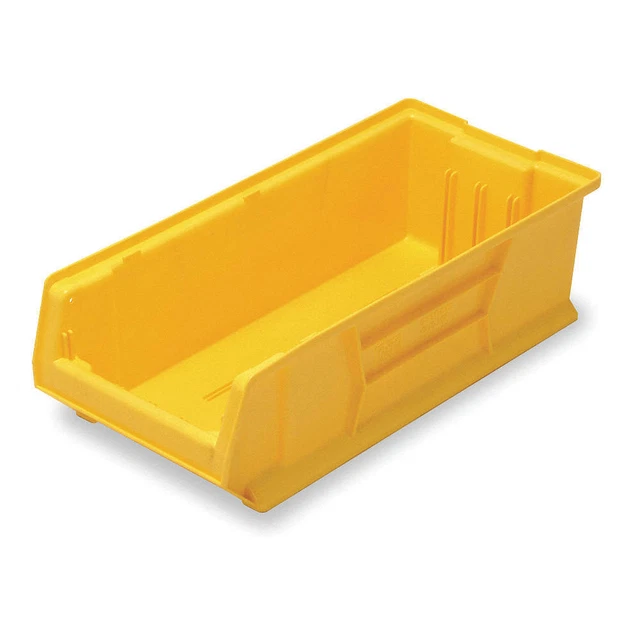 QUANTUM STORAGE SYSTEMS QUS952YL Bin,Yellow,Polypropylene,7 in