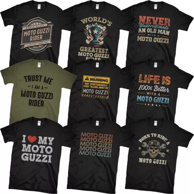 MAGLIETTE MOTO GUZZI Rider. Disegni Fantastici E Divertenti. Idea Regalo Moto Biker EUR 21 99 PicClick IT