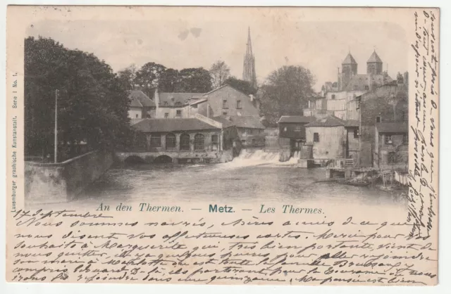 METZ - Moselle - CPA 57 - Les Thermes