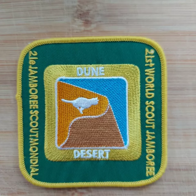 UK Scouting 2007 21st World Scout Jamboree Dune Desert Sub Camp Badge