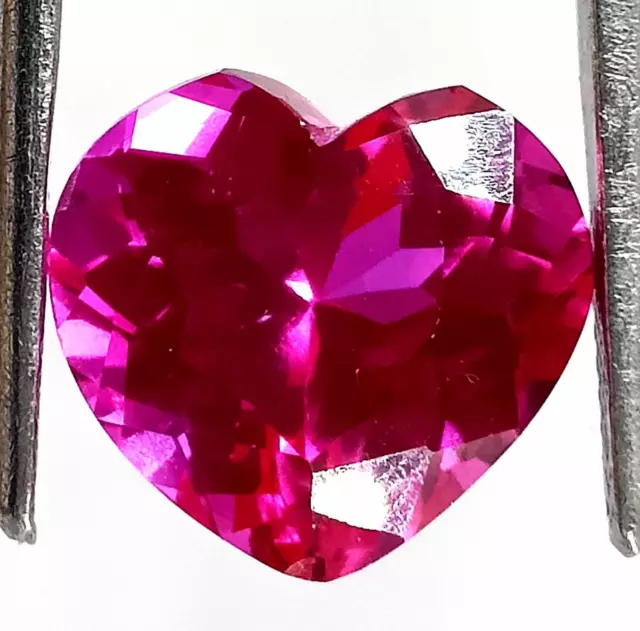 Burma Pink Ruby 10.35 Ct Natural Heart Cut Opulent Certified Loose Gemstone Aka