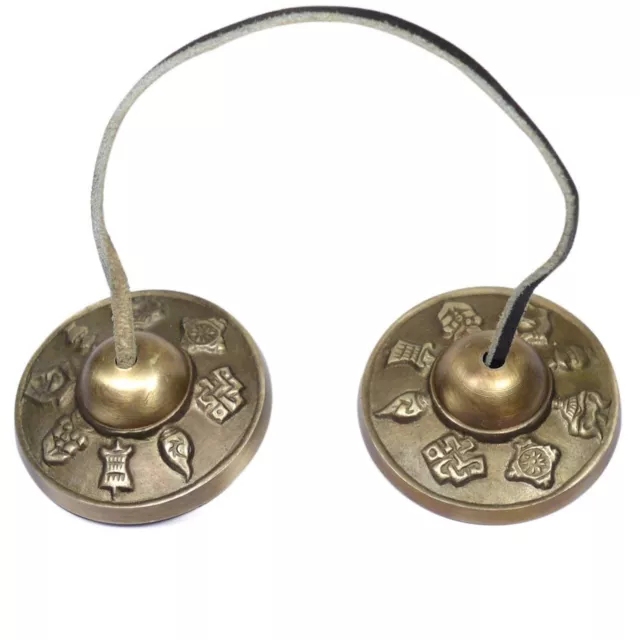 Vastu/Feng Shui 2.5"  Tingsha Bell Tibetan Cymbals for Buddhist, Meditation,Yoga