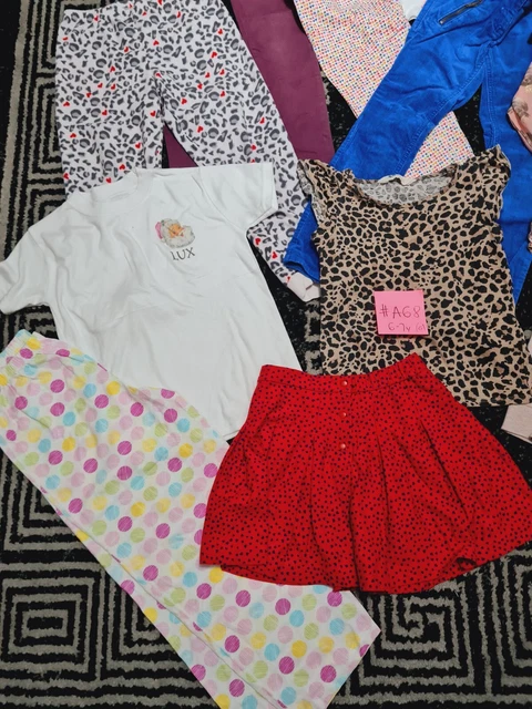 #A68💜 Huge Bundle Of Girls Clothes 6-7years NEXT GEORGE H&M GAP F&F PRIMARK 4