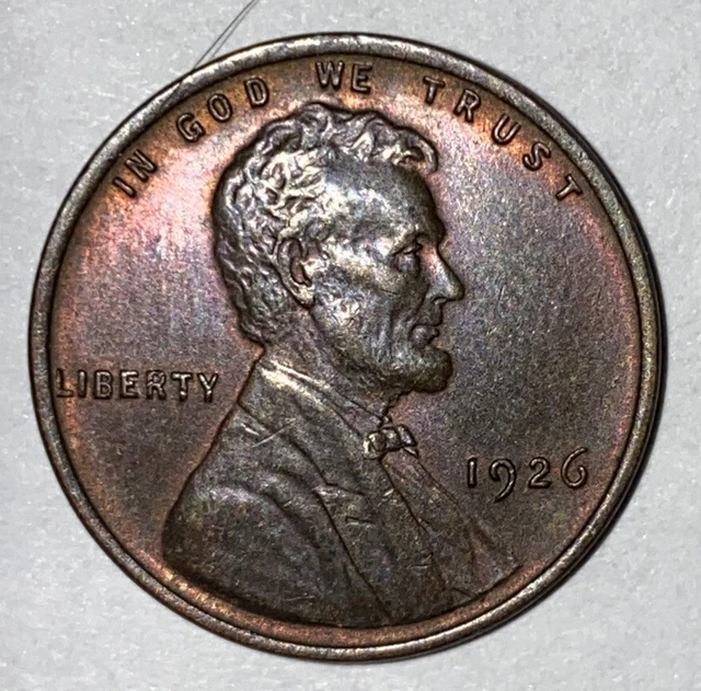 1926-P Uncirculated UNC US Lincoln Wheat 1C Cent Penny Set Break High Grade