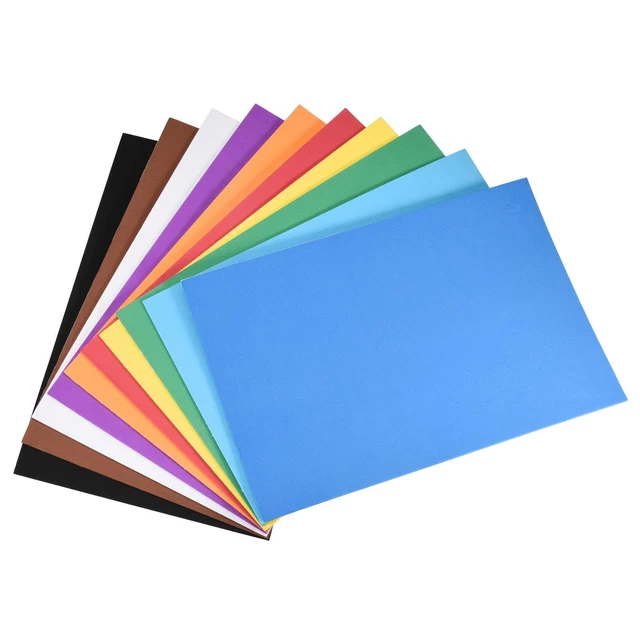 Feuilles EVA Mousse 8 x 12 Pouces 1,8mm Épaisseur Bricolage Projets 2 Set