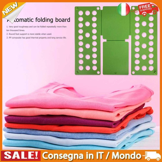 IT Laundry Folding Board Kids Adjustable Clothes Holder Organzier (Green)