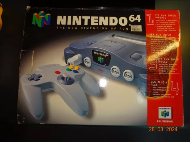 Nintendo 64 Konsole in OVP + 6 Spiele in OVP