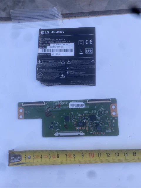 Carte T-CON Pour TV LG 50LF650v – Occasion Fonctionnelle – Modèle 50T20-C09
