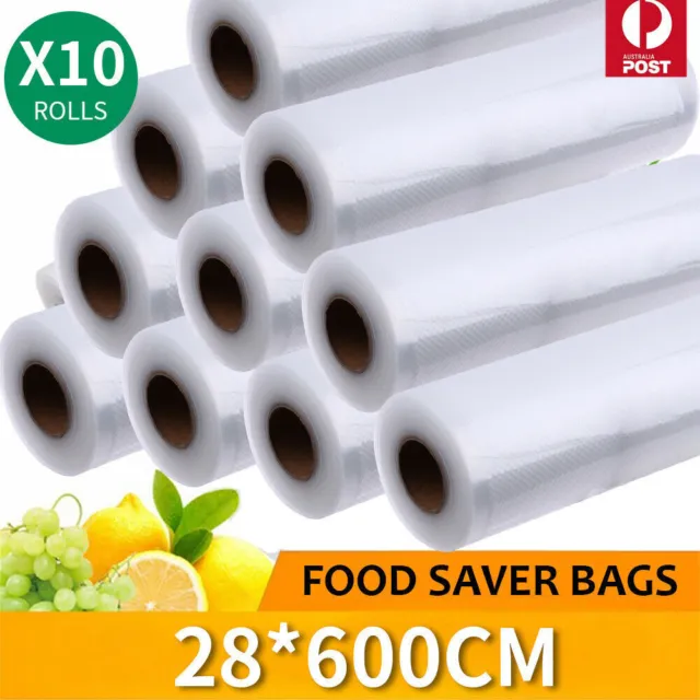 Food Vacuum Sealer Bags Rolls Vaccum Food Saver Storage Seal Bag Pack Embossed