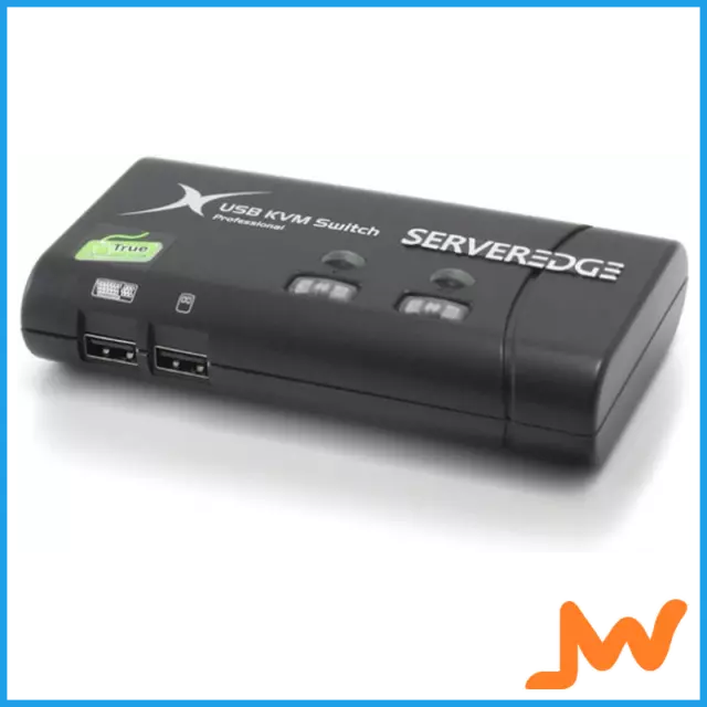 Serveredge 2-Port Slimline USB/VGA KVM Switch