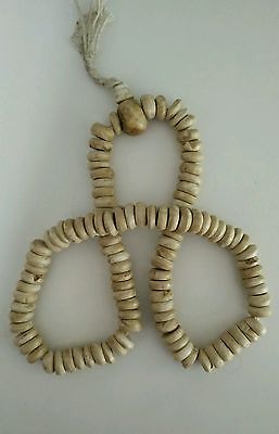 Tibetan Buddhist Huge Conch Shell 108 Prayer Beads 26" - Nepal