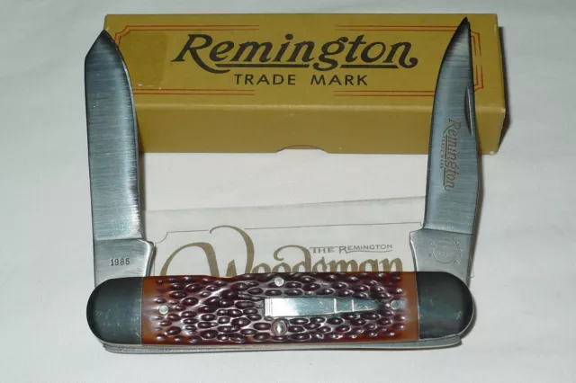 1985 Remington Woodsman Bullet Knife R4353 U.S.A. 4 1/4" NIB