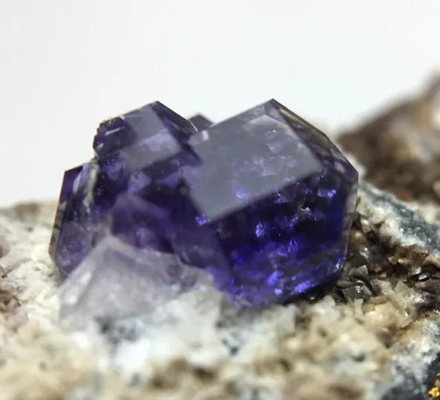 5g Fluorite & Calcite Specimen Mined In Fujian China