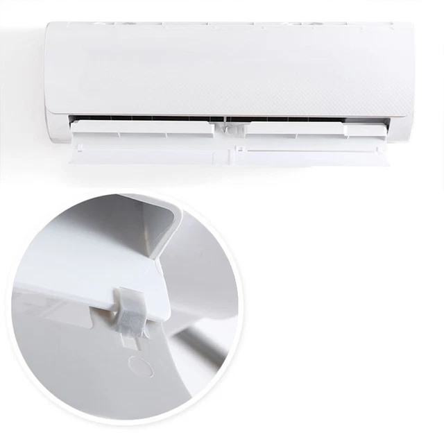 Déflecteur De Climatiseur Escamotable - Ajustable 180°, Anti-Soufflage Direct, Pour Climatisation Centrale
