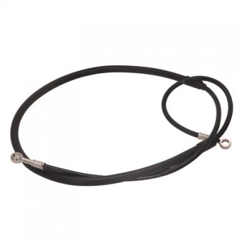 Galfer Front Steel Braided Brake Line Standard Length Black D141-BLACK