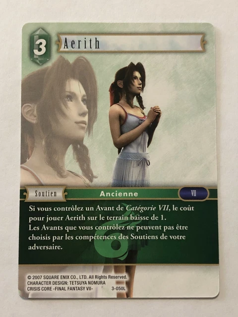 FINAL FANTASY FFTCG Aerith 3-050L Neuf EUR 3,99 PicClick FR - Main Image