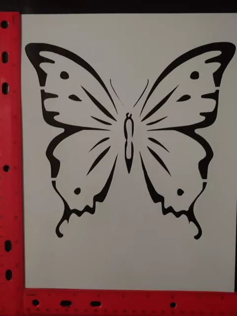 Large Butterfly 8.5" x 11" Custom Stencil FAST FREE SHIPPING