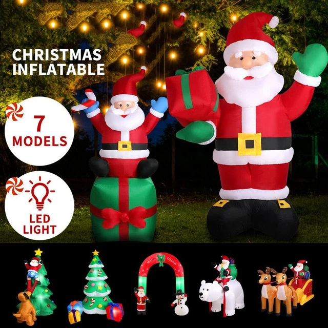 Babbo Natale illuminazione LED bambole illuminate spina AU