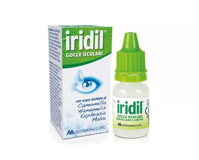 Iridil Gocce Oculari 10 Ml Collirio Rinfrescante E Lenitivo