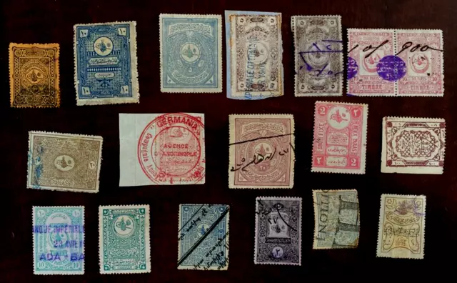Turkey Ottoman REVENUE Stamp Fiscal