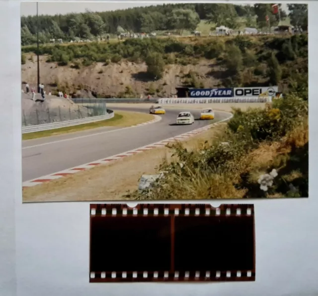 35mm PHOTO NEGATIVES / NEGATIFS BMW etc 1991 PROCAR SPA