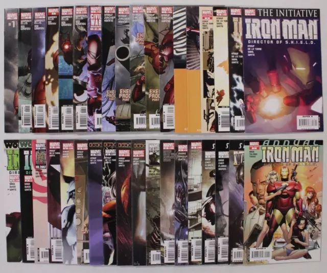 Invincible Iron Man #1-35 + Annual Complete Set Full Run Marvel 2005 Lot