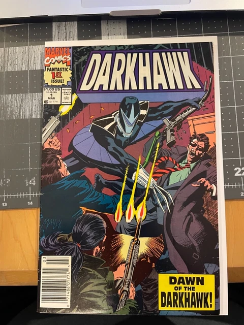 DarkHawk #1 - Newsstand Edition - 1st app of Darkhawk - Marvel 1991