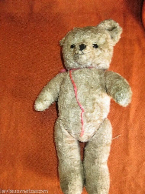 ANCIEN OURS EN peluche années 1960 Anima Paris avec boîte à musique EUR 18,00 - FR