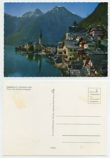 48573 - Hallstatt am Hallstätter-See - alte Ansichtskarte