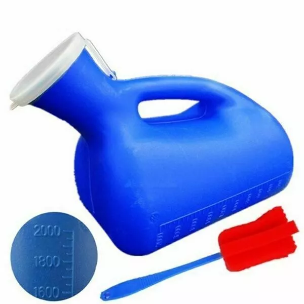 Mâle Portable Toilette Urine Pistolet Pipi Bouteille Avec Propre Brosse Voyage 3